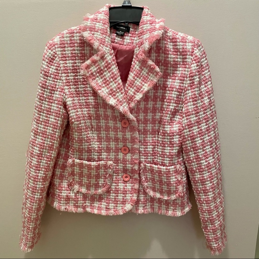 Pink and White Jacket